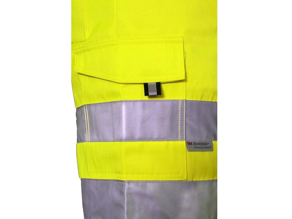 Kraťasy CXS NORWICH, výstražné, pánské, žluté, vel. 68